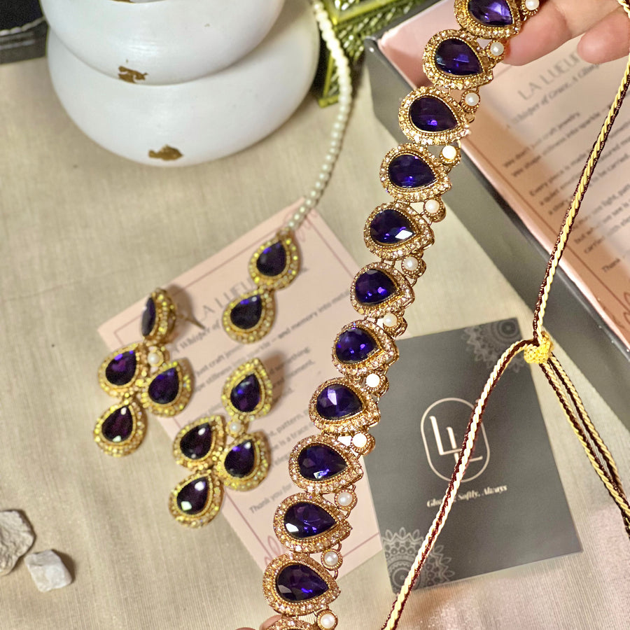Shabnam Necklace Set - (S-70)