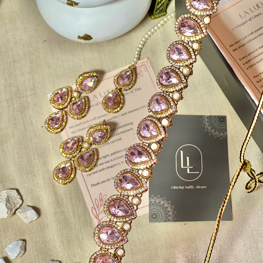 Shabnam Necklace Set - (S-70)