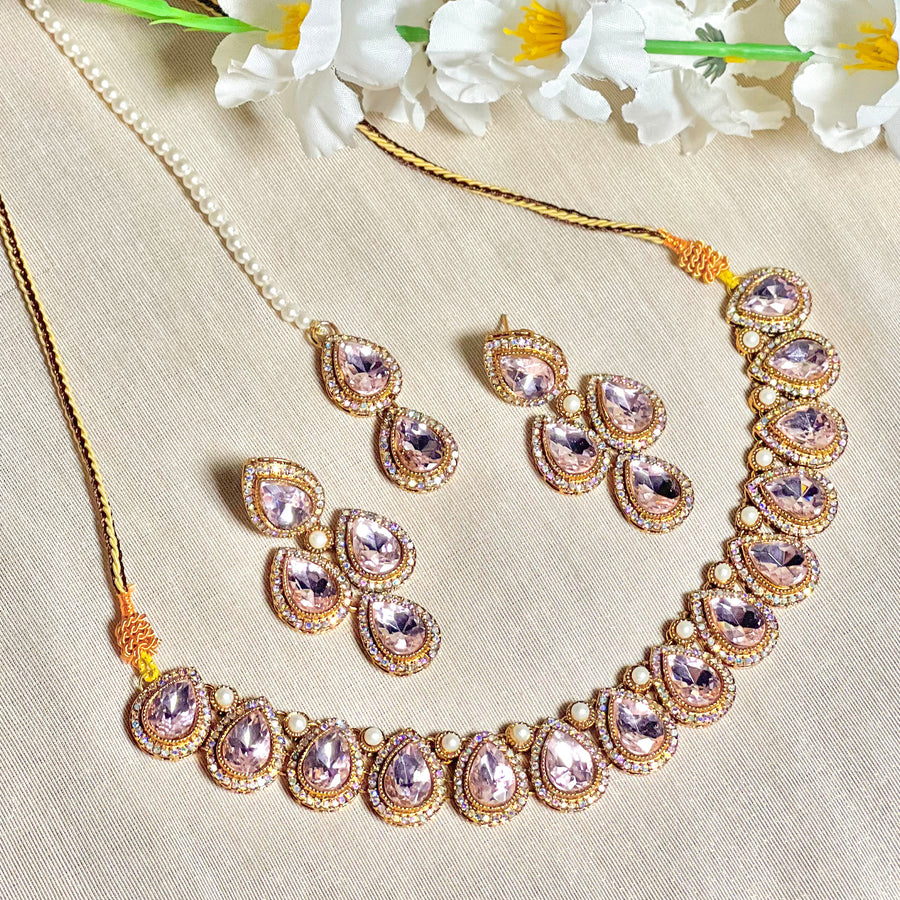 Shabnam Necklace Set - (S-70)