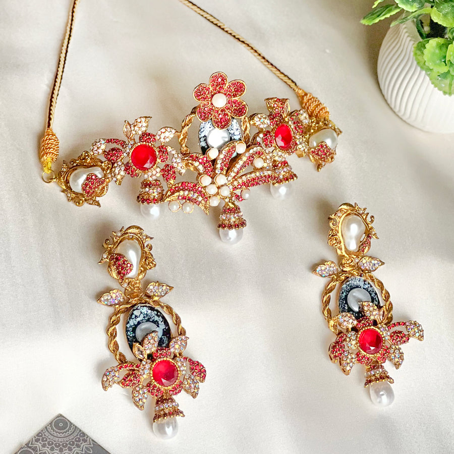 Shahana Choker Set - (CS-67)