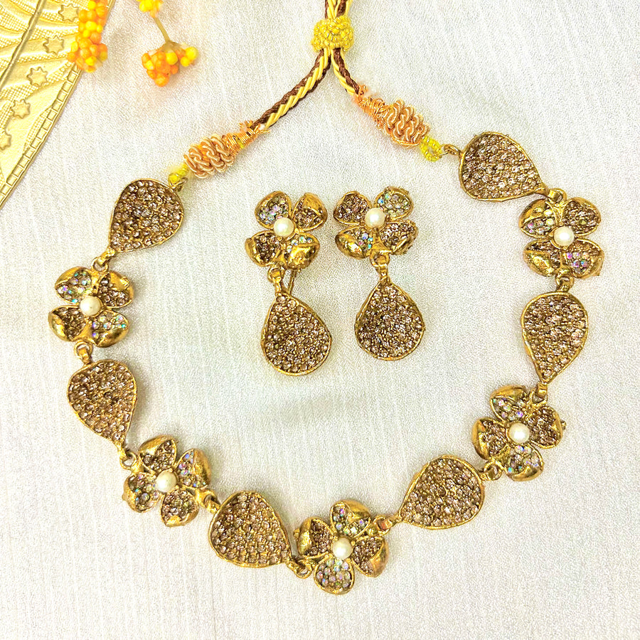 Wardah Necklace Set - (S-74)