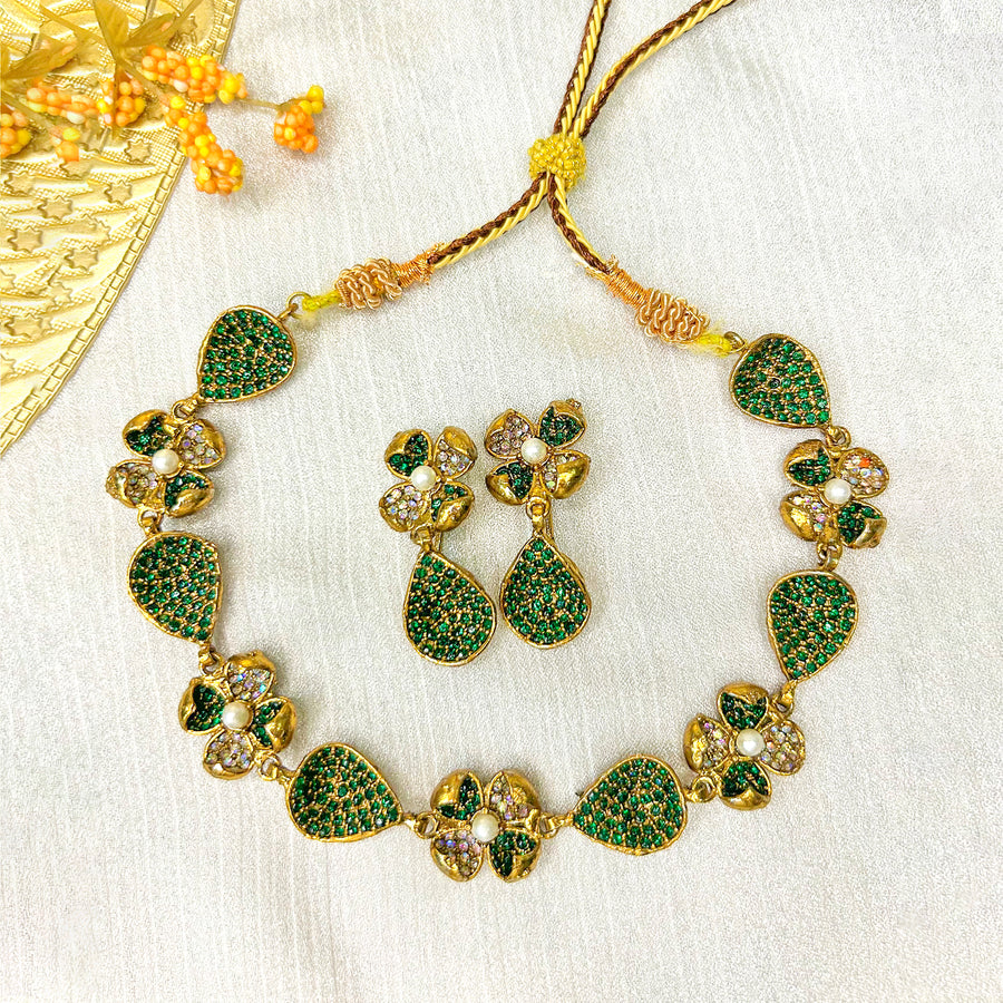 Wardah Necklace Set - (S-74)