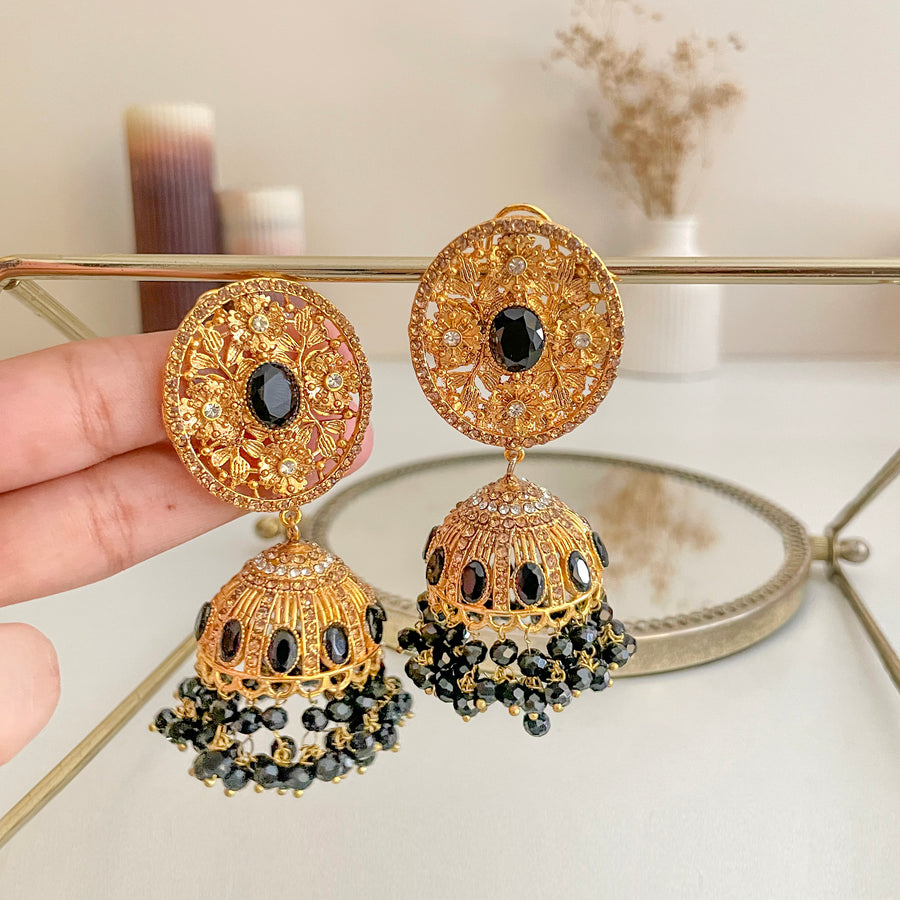 Zarafshan Jhumkas - (JK-35)