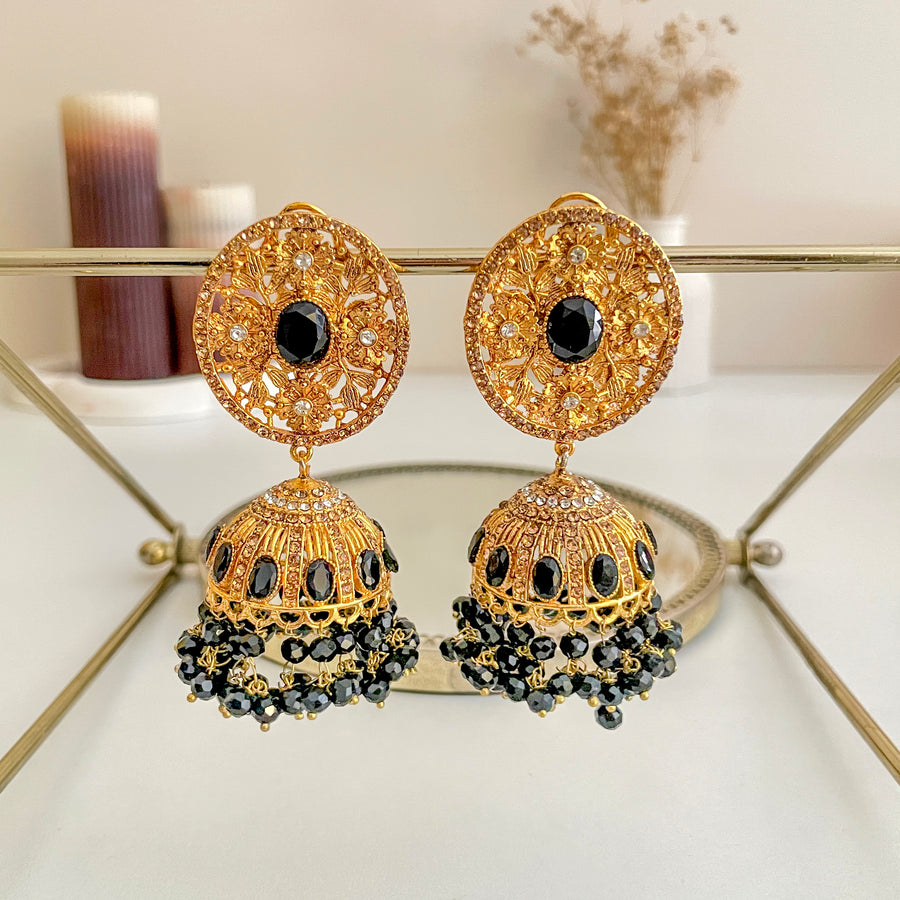 Zarafshan Jhumkas - (JK-35)
