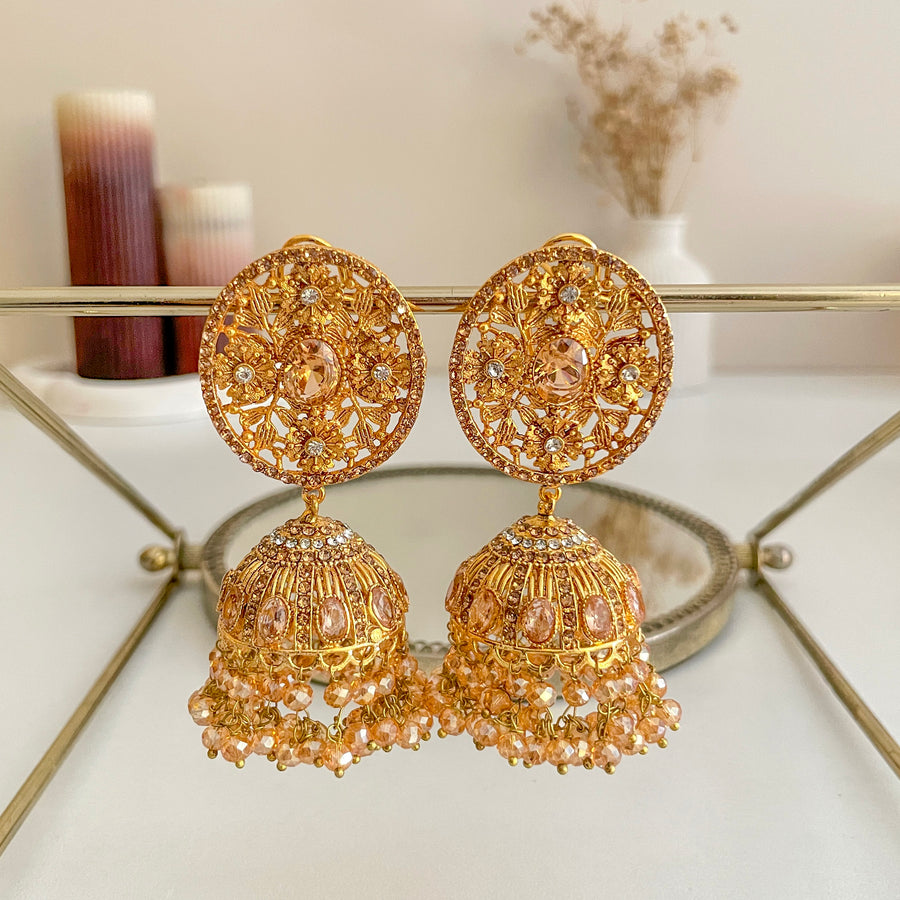Zarafshan Jhumkas - (JK-35)