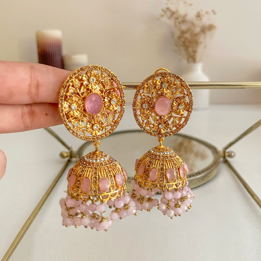 Zarafshan Jhumkas - (JK-35)