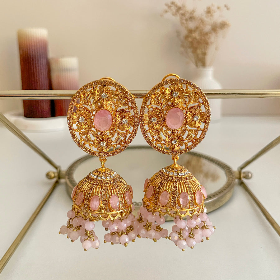 Zarafshan Jhumkas - (JK-35)