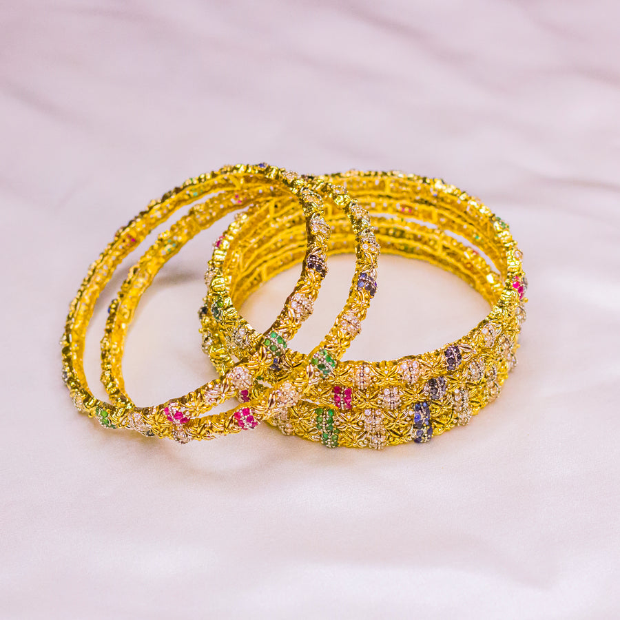 Zarmina Bangles Pack of 6 | BN-49
