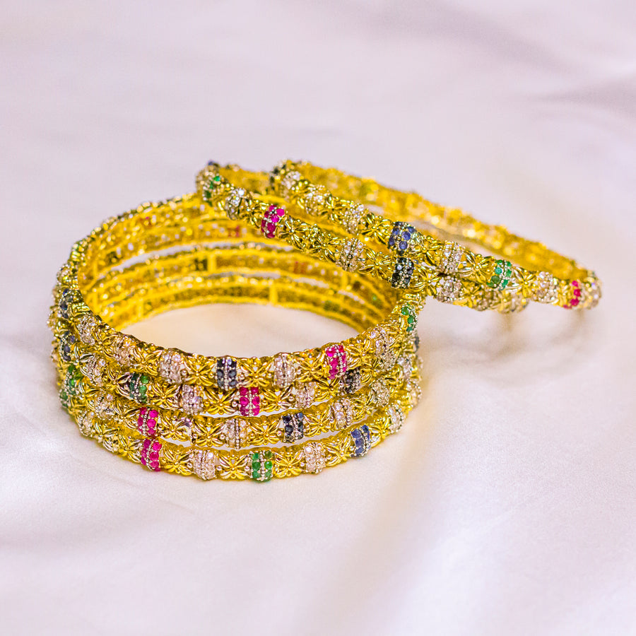 Zarmina Bangles Pack of 6 | BN-49