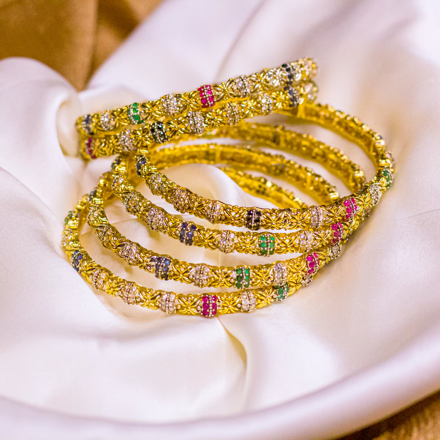 Zarmina Bangles Pack of 6 | BN-49