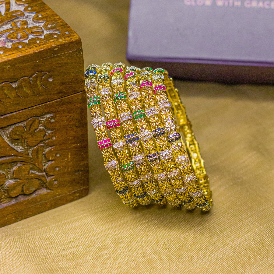 Zarmina Bangles Pack of 6 | BN-49