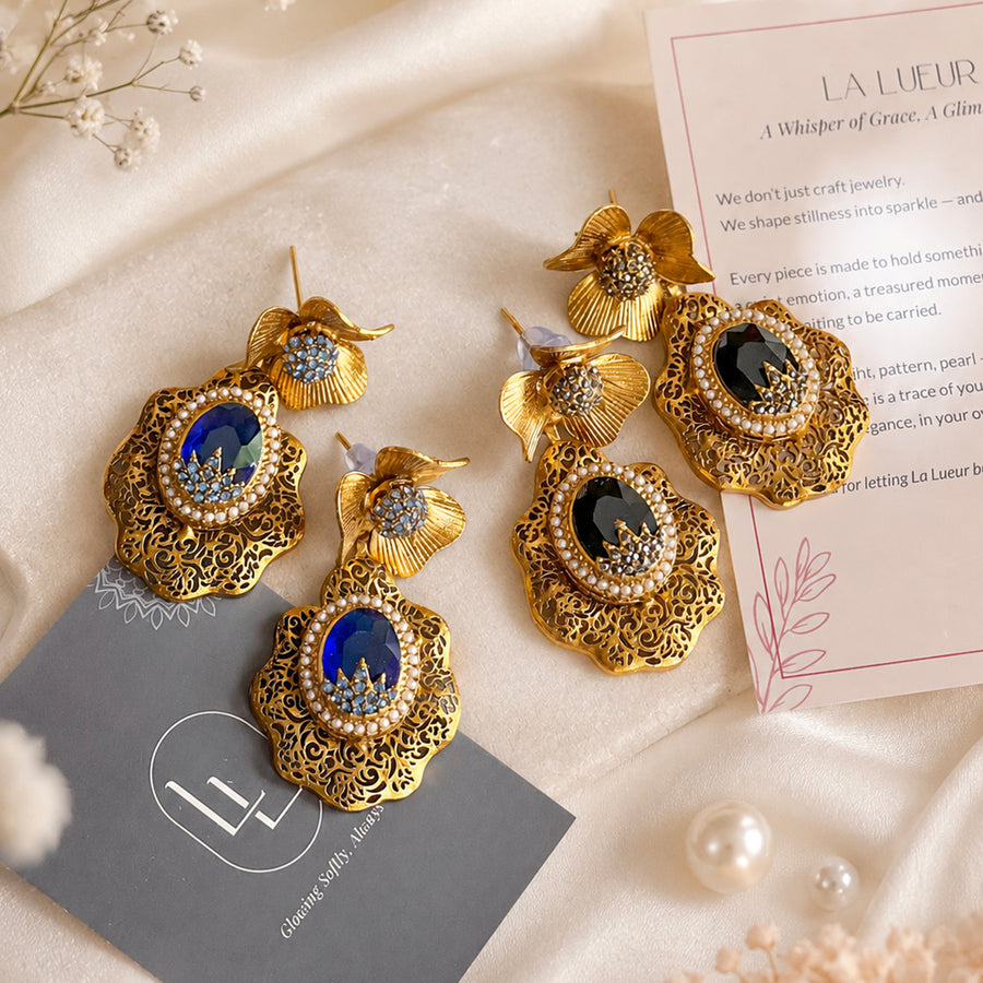 Zarqash Earrings - (ER-173)