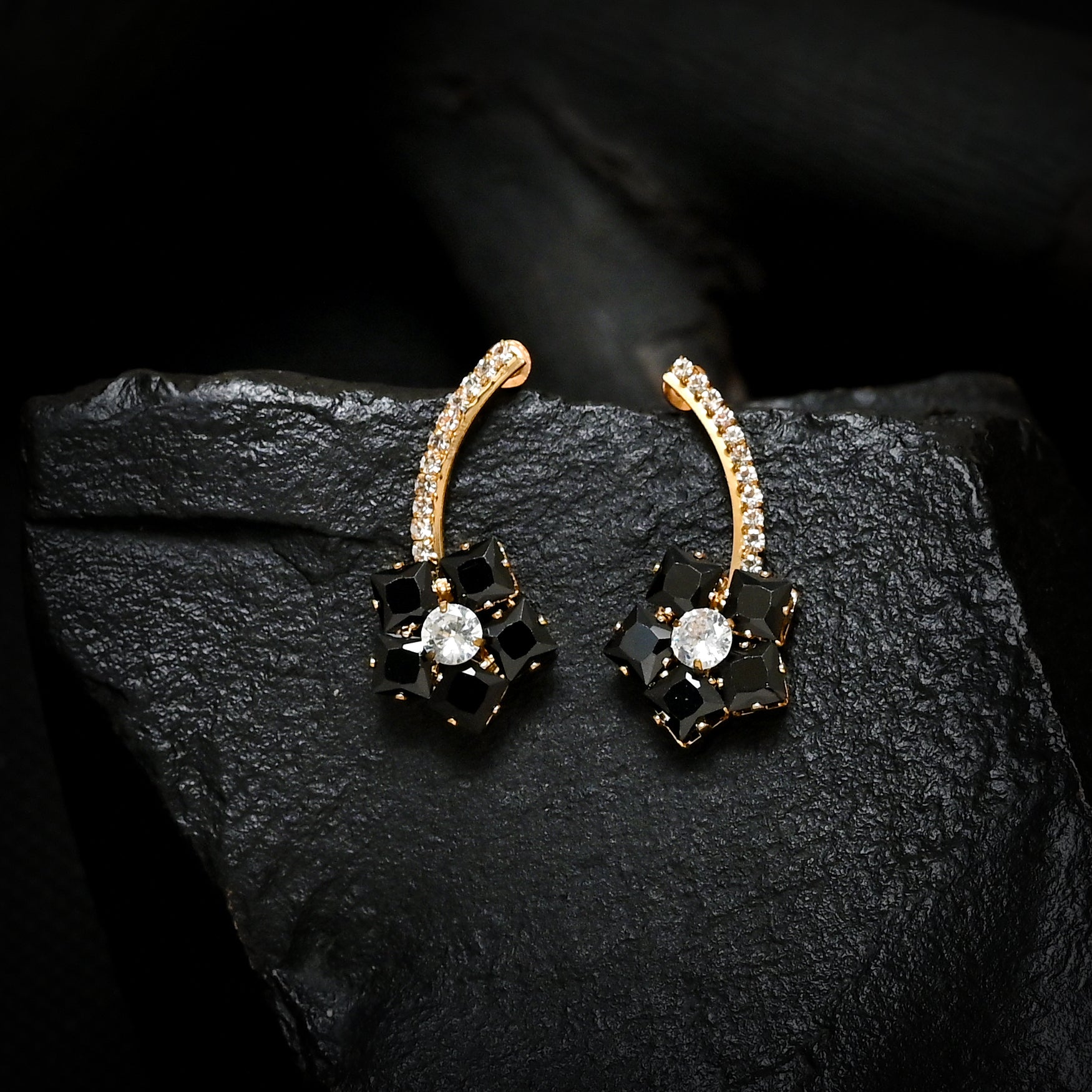 Crystal Star Earrings (CR-05)