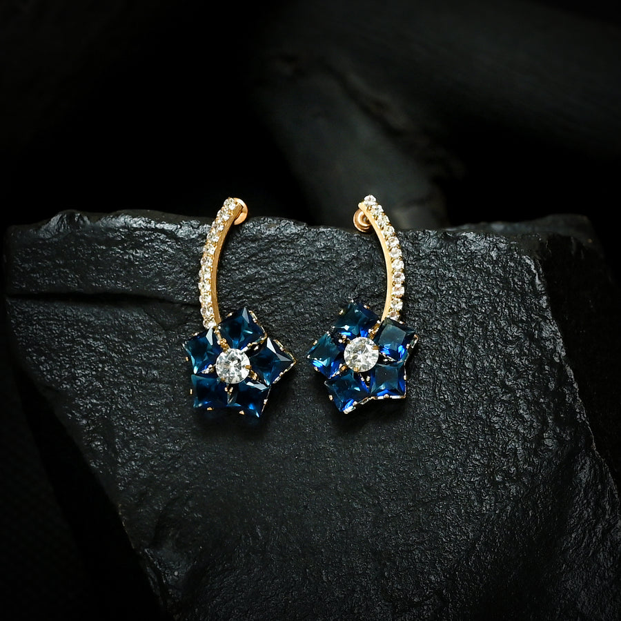 Crystal Star Earrings (CR-05)