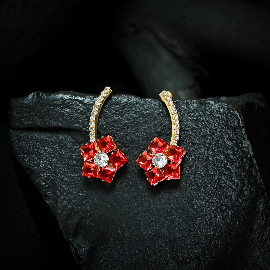 Crystal Star Earrings (CR-05)