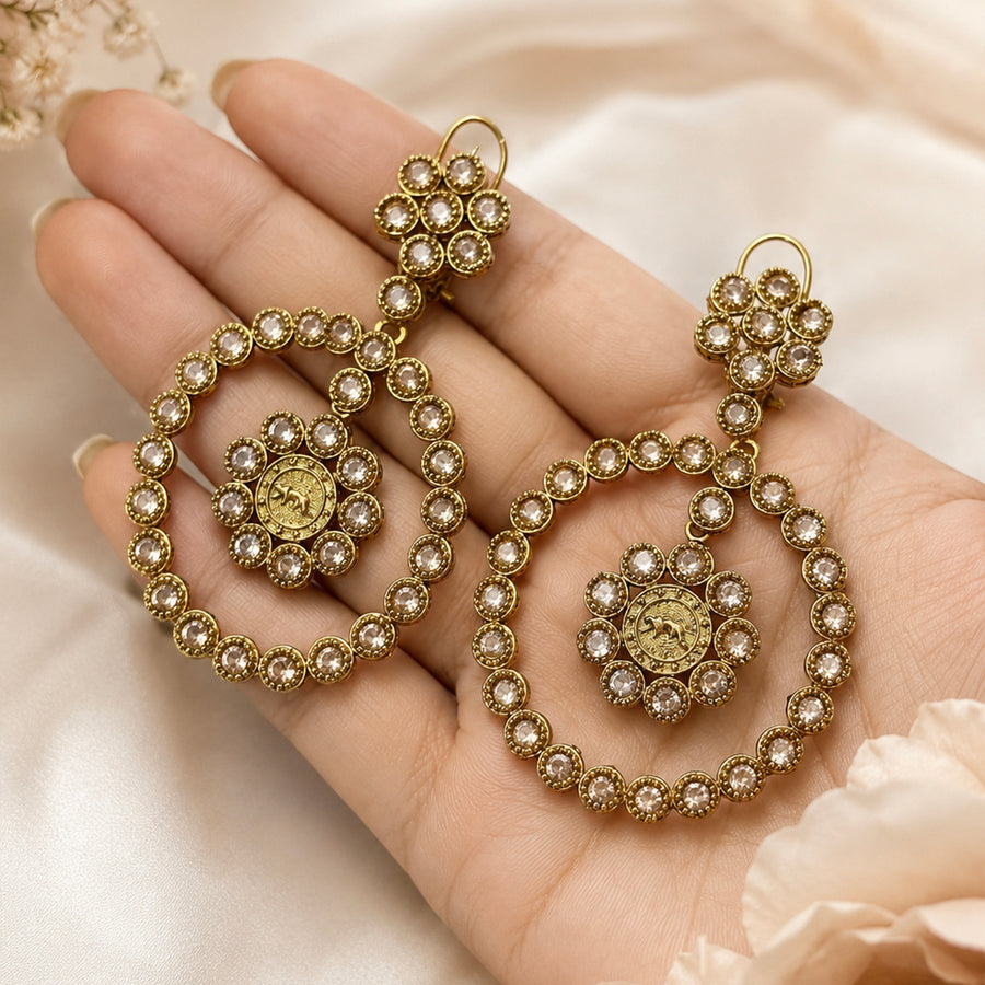 Naqsh-e-Qamar Earrings – (ER-171)
