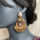 Dhanak Multi earrings displayed on a mannequin